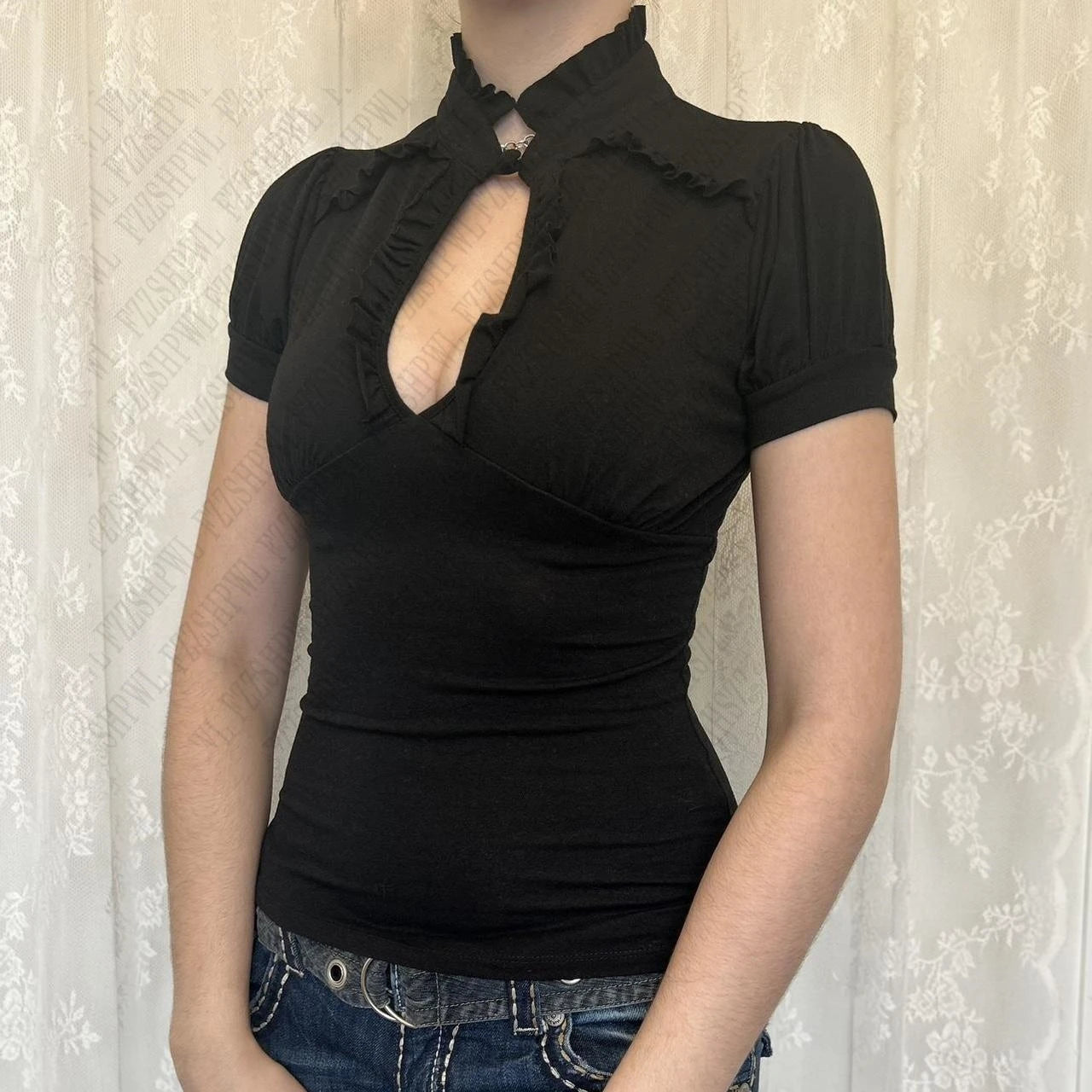 Black Vampire Blouse