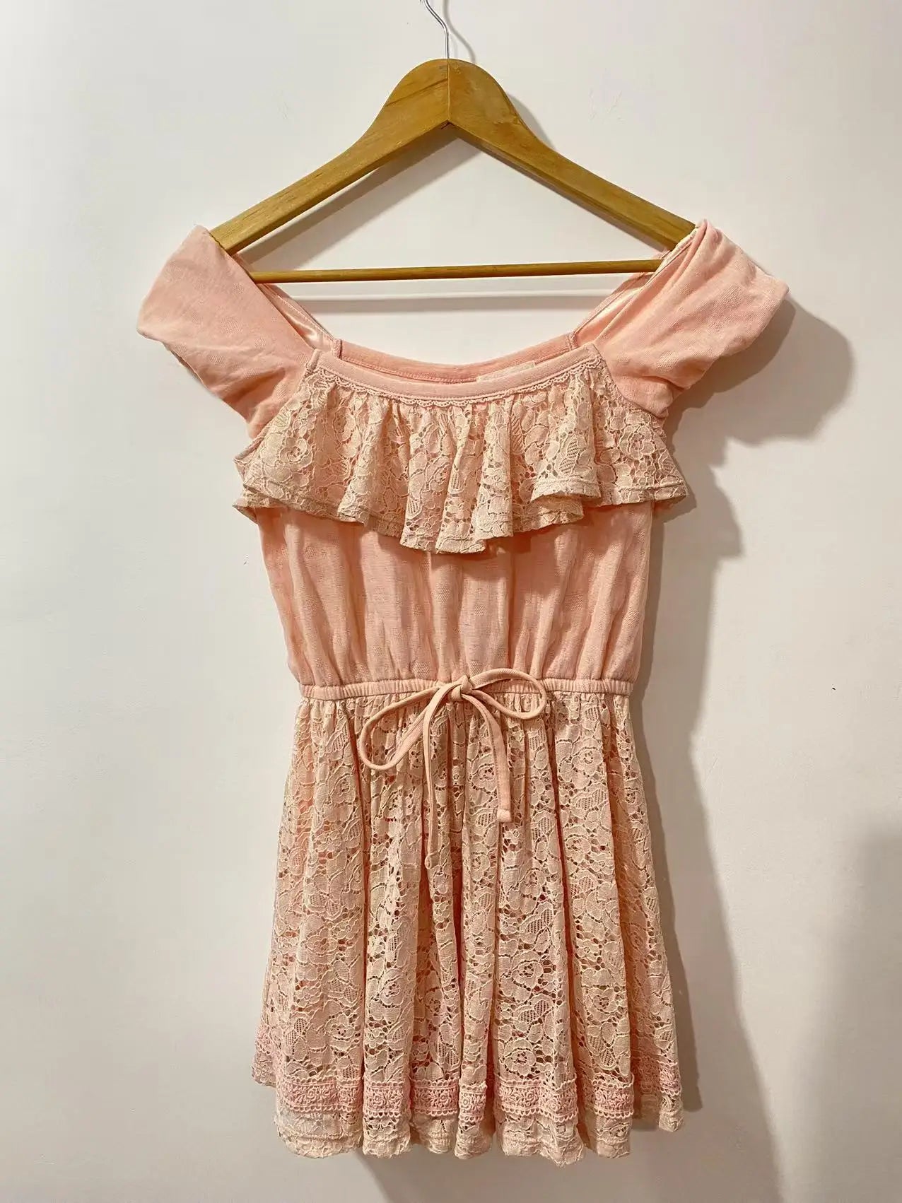 Lace Chiffon Mini Dresses