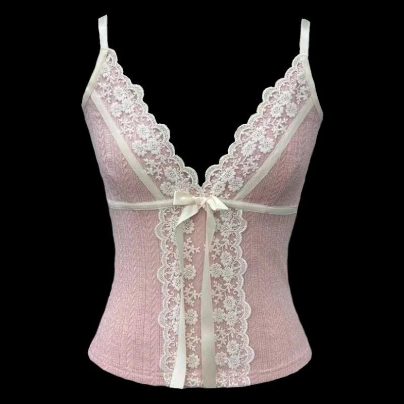 Fairy Coquette Lace Tank Top