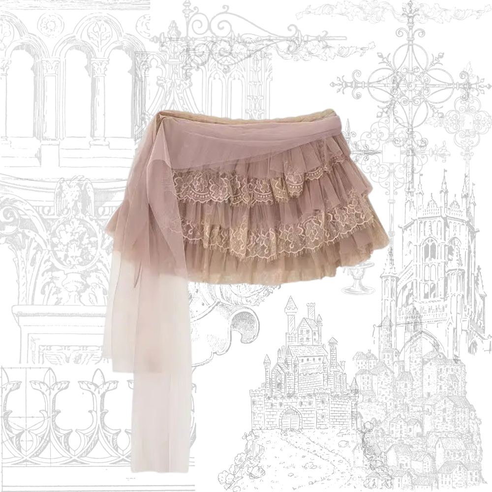 Dusty Rose Tulle Ballet Skirt