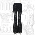 Gothic Lace Flare Pants