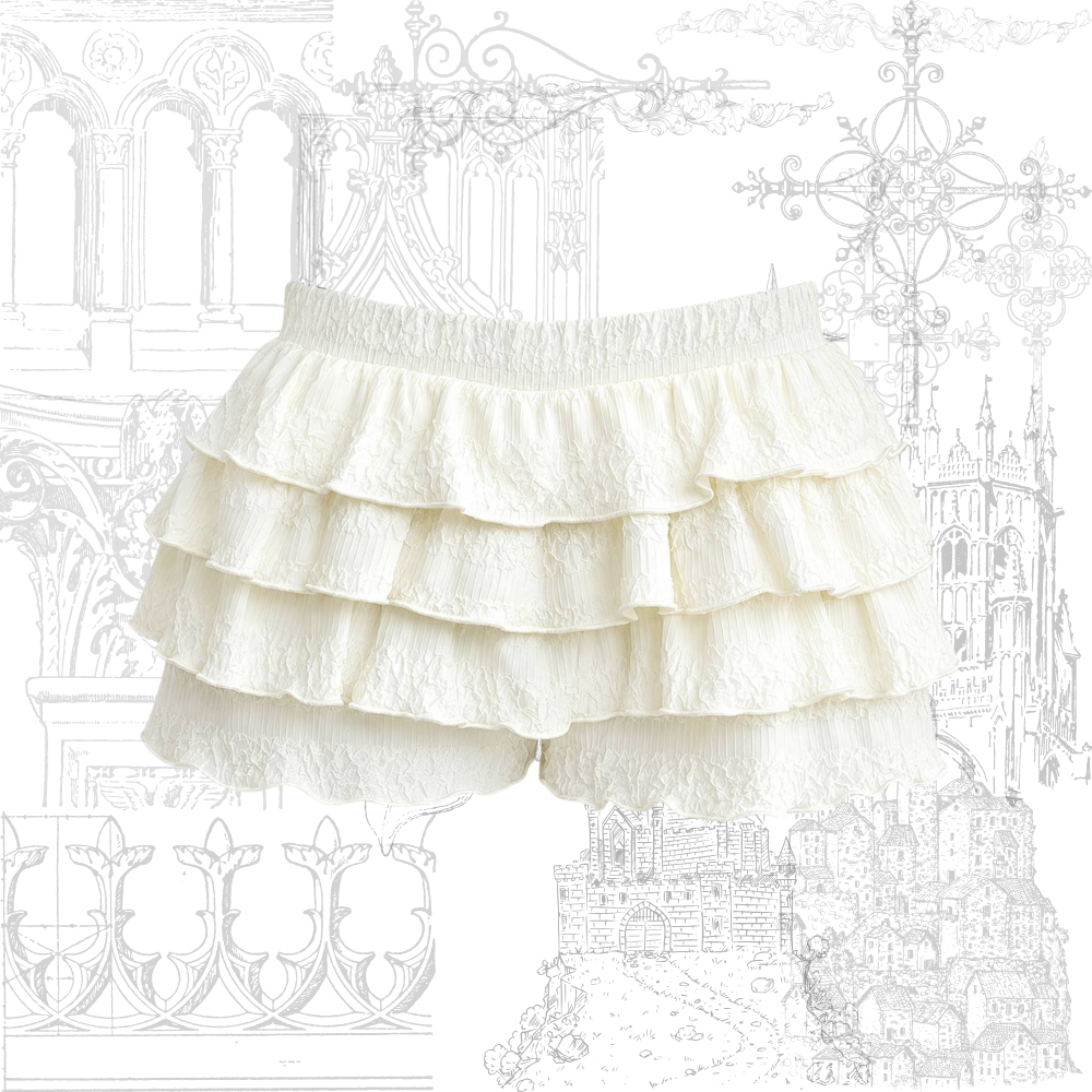 Ballet Rococo Ruffle Shorts